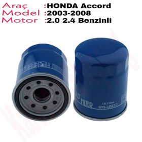 Filtron Honda Accord 2.4 2003-2008 Yağ Filtresi