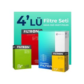 Filtron Isuzu D-Max 1.9 2017-2023 4'lü Filtre Bakım Seti