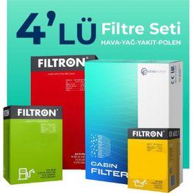 Filtron Isuzu D-Max 2.5 2012-2017 4'lü Filtre Bakım Seti