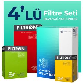 Filtron Jaguar XF 2.2 Dizel 2010-2015 4'lü Filtre Bakım Seti
