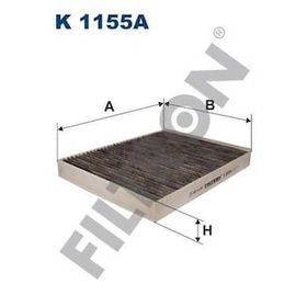 Filtron K 1155A Karbonlu Polen Filtresi
