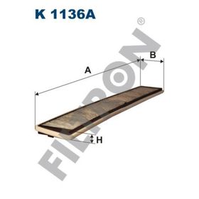 Filtron K1136A Karbonlu Polen Filtresi