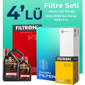Filtron Mercedes C 250 Motul Motor Yağlı 2010-2014 4'lü Filtre Bakım Seti