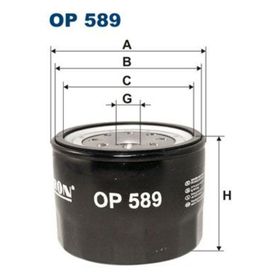 Filtron OP589 Yağ Filtresi