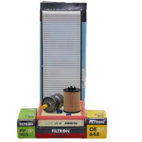 Filtron Opel Corsa B 1.2 16 Valf X12XE Klimalı Benzinli Motor Bakım Filtre Seti