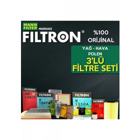 Filtron Opel Mokka 1.6 CDTI 2015-2017 3'lü Filtre Bakım Seti