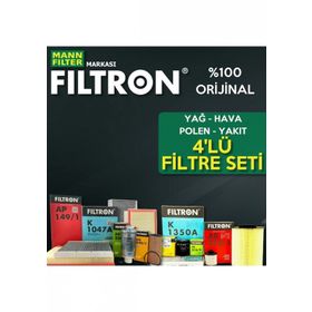 Filtron Opel Mokka 1.6 CDTI 2015-2017 4'lü Filtre Bakım Seti