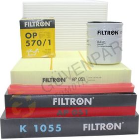 Filtron Opel Zafira B 1.6 Z16XEP/Z16XE Twinport Benzinli Bakım Filtre Seti