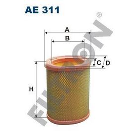 Filtron P106 P205 Partner Berlingo C15 Ax Bx Zx Tu3 2 P306 P206 P106 Saxo Zx Tu5j Hava Filtresi
