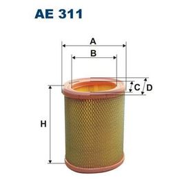 Filtron P106 P205 Partner Berlingo C15 Ax Bx Zx Tu3 2 P306 P206 P106 Saxo Zx Tu5j Hava Filtresi
