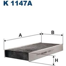 Filtron P407 C5 II C6 04 04 Karbonlu Polen Filtresi