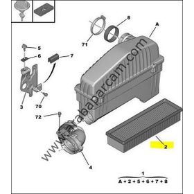Filtron Peugeot 207 1.6 HDi 2006-2011 Hava Filtresi