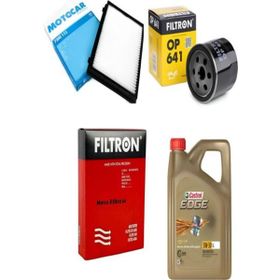 Filtron Seat Leon 1.6 Benzin Castrol Motor Yağlı 2006-2012 4'lü Filtre Bakım Seti
