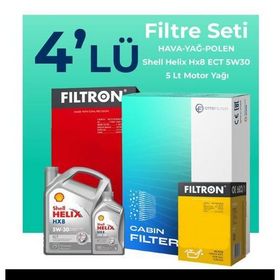 Filtron Subaru Forester 2.0 Dizel Shell Motor Yağlı 2013-2018 4'lü Filtre Bakım Seti