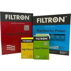 Filtron Volvo V40 1.6 D Dizel Hava Yağ Yakıt Karbonlu Polen Filtre Bakım Seti