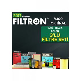 Filtron VW Jetta 1.9 TDI 2006-2010 3'lü Filtre Bakım Seti