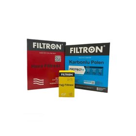 Filtron VW Polo 1.4 TDI Dizel 2014-2017 Hava Yağ Yakıt Karbonlu Polen Filtre Bakım Seti
