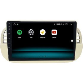 Fimex Fiat 500 2 GB Ram 32 GB HDD Android 10 Carplay Özellikli Navigasyon Multimedya Ekran