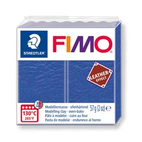 Fimo 8010-309 Leather Effect 57 gr Indıgo Mavisı Modelleme Kili