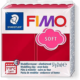 Fimo 802026 Vişne Kırmızısı 57 GR Soft Modelleme Kili