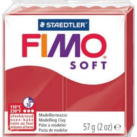 Fimo Christmas Red 57 gr Soft Polimer Kil