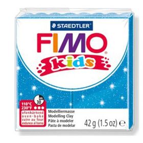 Fimo Glitter Blue Kids 42 gr Polimer Kil