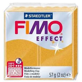 Fimo Glitter Gold Effect 57 gr Polimer Kil