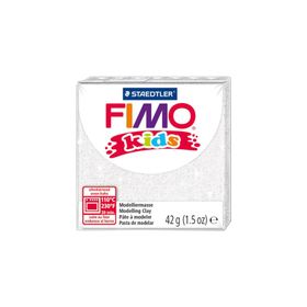 Fimo Kids 42 gr Yaldızlı Beyaz Modelleme Kili