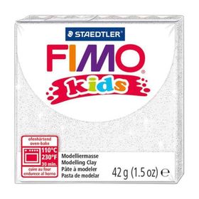 Fimo Kids 42 gr Yaldızlı Beyaz Modelleme Kili