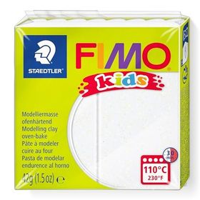 Fimo Kids 42 gr Yaldızlı Beyaz Modelleme Kili