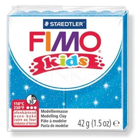 Fimo Kids No:312 Yaldızlı Mavi 42 gr Polimer Kil