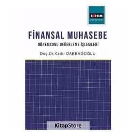 Finansal Muhasebe - Sinan Aslan