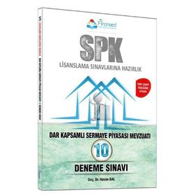 Finansed Yayınları - SPK Dar Kapsamlı Sermaye Piyasası Mevzuatı Çözümlü 10 Deneme Sınavı
