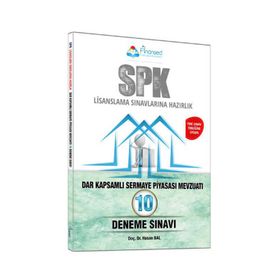 Finansed Yayınları - SPK Dar Kapsamlı Sermaye Piyasası Mevzuatı Çözümlü 10 Deneme Sınavı