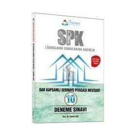 Finansed Yayınları - SPK Dar Kapsamlı Sermaye Piyasası Mevzuatı Çözümlü 10 Deneme Sınavı