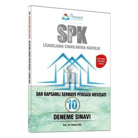 Finansed Yayınları - SPK Dar Kapsamlı Sermaye Piyasası Mevzuatı Çözümlü 10 Deneme Sınavı
