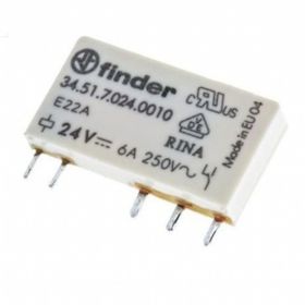 Finder 34.51.7.024.0010 Elektromekanik Ultra İnce Pcb Röle