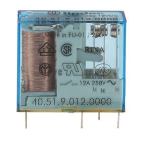 Finder 40.51.8.012.0000 1CO 10A 12V AC Minyatür Pcb Röle