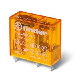 Finder 40.51.8.024.0000 1CO 10A 24V AC Minyatür Pcb Röle