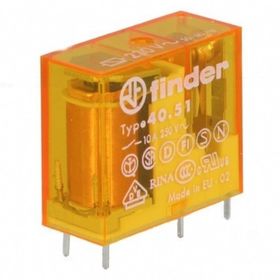 Finder 40.51.8.230.0000 1CO 10A 230V AC Minyatür Pcb Röle