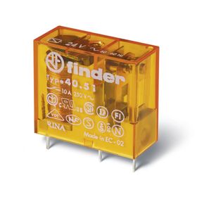 Finder 40.51.9.110.0000 1CO 10A 110V DC Minyatür Pcb Röle