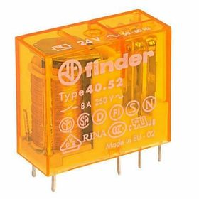 Finder 40.52.8.024.0000 2CO 8A Minyatür Pcb Röle