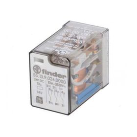 Finder 55.13.9.024.0000 3CO 10A 24V DC Minyatür Genel Amaçlı Röle