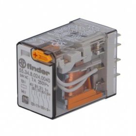 Finder 55.34.8.024.0040 4CO 10A 24V AC Minyatür Genel Amaçlı Röle
