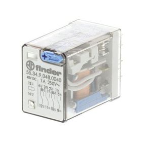 Finder 55.34.9.048.0040 4CO 10A 48V DC Minyatür Genel Amaçlı Röle
