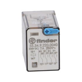 Finder 55.34.9.220.0040 4CO 7A 220V DC Minyatür Genel Amaçlı Röle