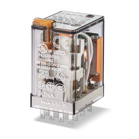 Finder 55.34.9.220.0040 4CO 7A 220V DC Minyatür Genel Amaçlı Röle