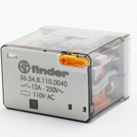 Finder 56.34.8.110.0040 4CO 12A 110V AC Minyatür Güç Rölesi
