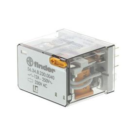 Finder 56.34.8.230.0040 4CO 12A 230V AC Minyatür Güç Rölesi