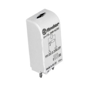 Finder 99.02.0.230.59 Yeşil Led 110 240V AC DC Modül